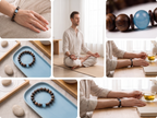Xuanming Bracelet – Aged Jinnanmu Wood with Natural Translucent Nephrite Jade Bead