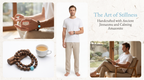 Xuanming Bracelet – Aged Jinnanmu Wood with Natural Translucent Nephrite Jade Bead