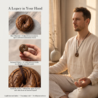 Wen Yao Pendant – Hand-Carved Aged Jinnanmu Wood Accessory Inspired by the Shan Hai Jing