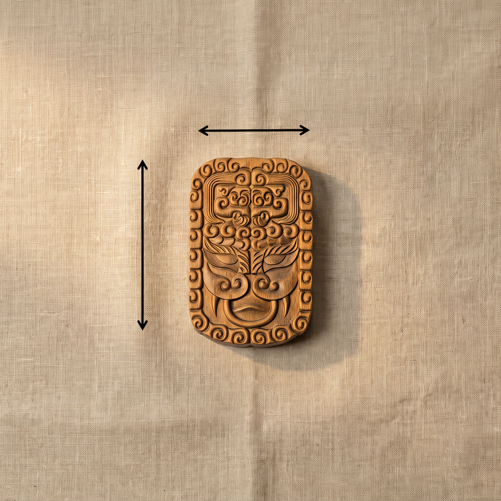 Jiao Tu Ornament – Hand-Carved Aged Jinnanmu Wood Decor Inspired by Chinese Mythology